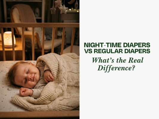 Night-time Diapers vs Regular Diapers: What’s the Real Difference?